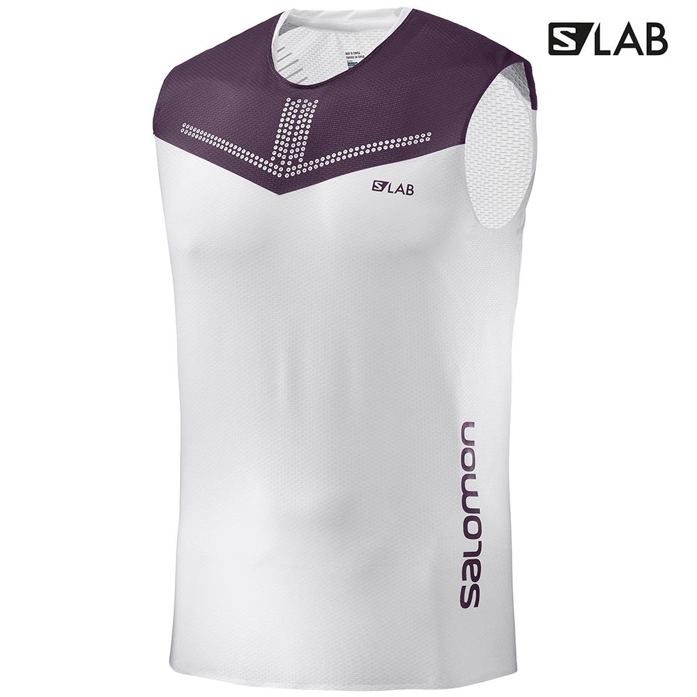 Salomon Singapore Mens Tank - S/LAB SENSE M White | 60482-UEJT